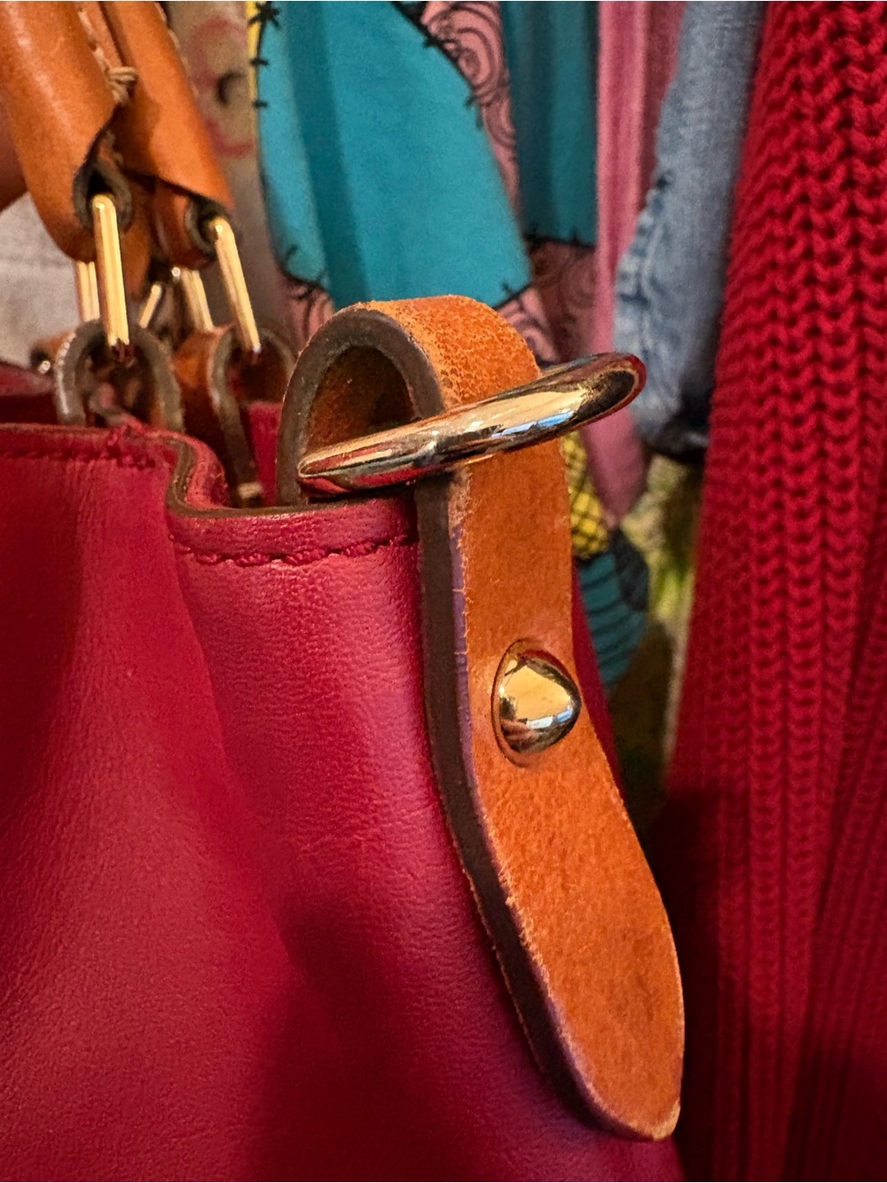 Dooney & Bourke | Barlow Satchel | Dark Red - Picture 9 of 16